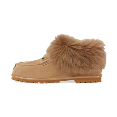 Gucci 'Brown Suede Slip-On Boots'
