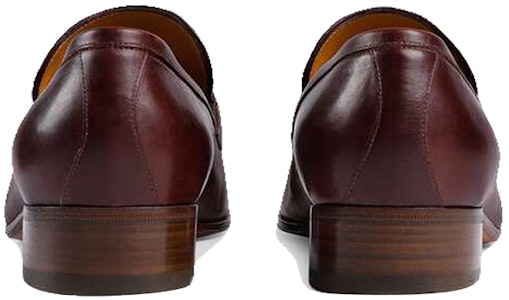 GUCCI 古奇 配飾帶扣環式雙G 尖頭粗跟高筒鞋 酒紅色 Details for GUCCI 古奇 配飾帶扣環式雙G 尖頭粗跟高筒鞋 酒紅色