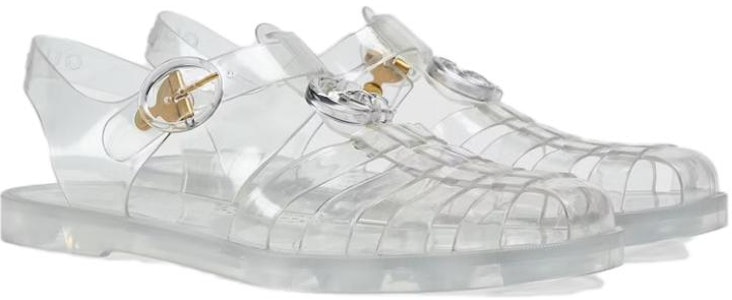 Sandal Transparan Gucci 'Double G Fashion' 674133-JFM00-8300 Lookbook Sandal Transparan Gucci 'Double G Fashion' 674133-JFM00-8300
