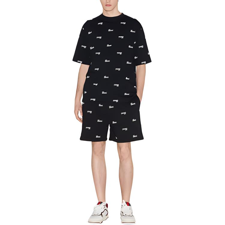 GUCCI  Embroidered Logo Crewneck T-Shirt Black 788072-XJGJ0-1043 圖 3