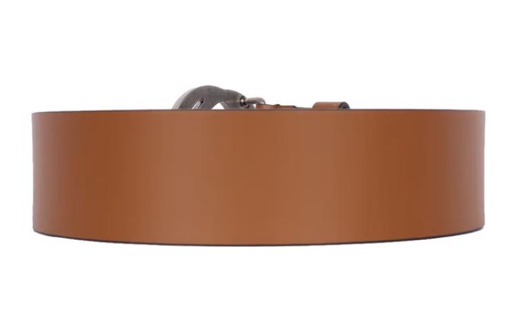 Shop Cinturón de Cuero Marrón Clásico GUCCI Moda 3.5cm Ancho. 546389BGH0N2535