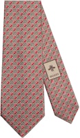 GUCCI Floral Silk Jacquard Tie - Light Brown 672565-4E002-9974 GUCCI Floral Silk Jacquard Tie - Light Brown 672565-4E002-9974