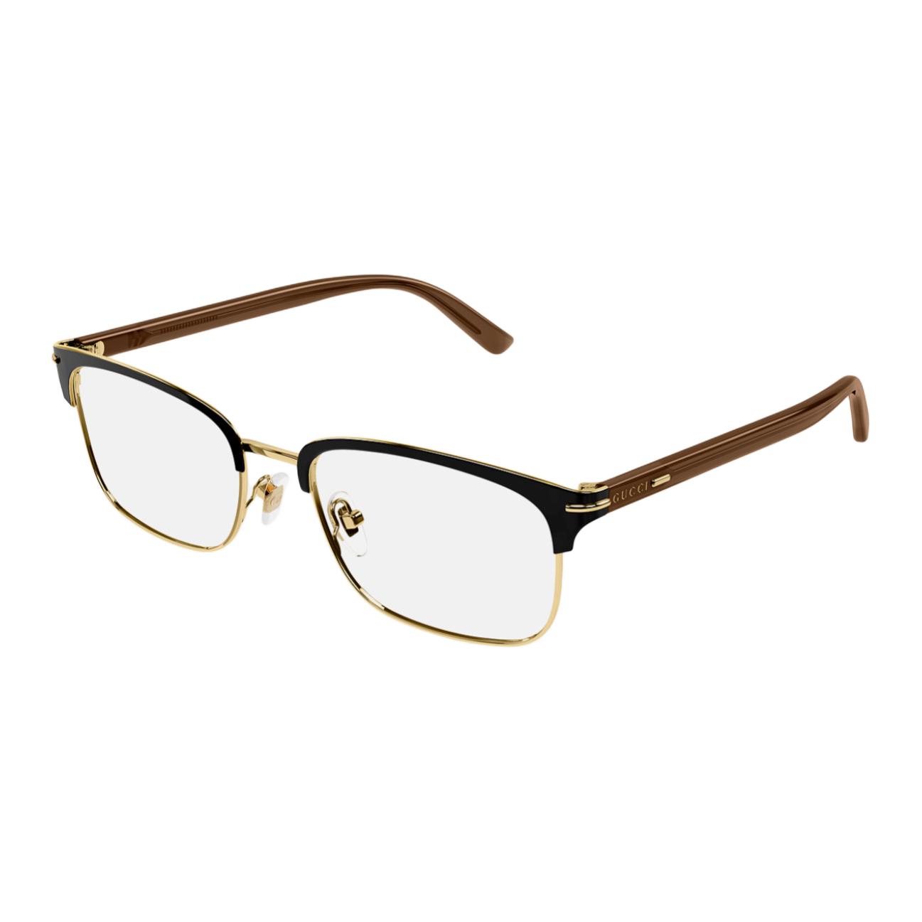 Order GUCCI  Gold Rectangular Optical Glasses with Colorblock Design. GG1448O00256