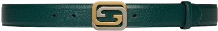 Buy GUCCI 綠色皮革時尚皮帶 3cm 經典設計搭配精緻扣環 715603-AAA0J-3441