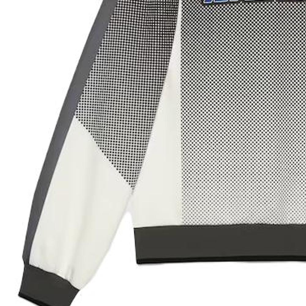 Sizing GUCCI 灰色字母印花拼接高領運動衫 761735-XJFZJ-1152