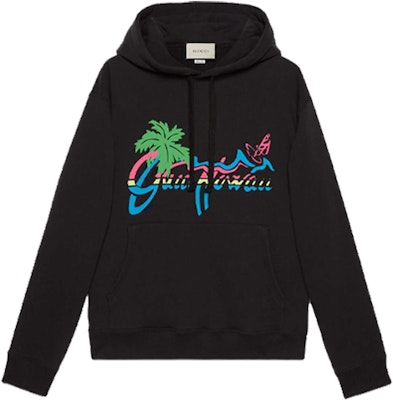 グッチ "ハワイ" レインボープリントフーディ ブラック メンズ 626989-XJCSP-1142 Buy グッチ "ハワイ" レインボープリントフーディ ブラック メンズ 626989-XJCSP-1142