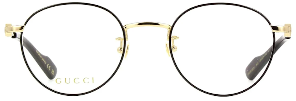 GUCCI Irregular Black Optical Glasses with Metal Frame & Stripe Detail. GG1613OJ001 Lookbook GUCCI Irregular Black Optical Glasses with Metal Frame & Stripe Detail. GG1613OJ001