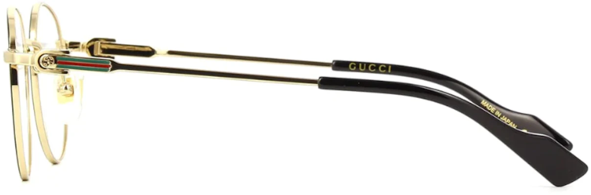 GUCCI Irregular Black Optical Glasses with Metal Frame & Stripe Detail. GG1613OJ001 Shop GUCCI Irregular Black Optical Glasses with Metal Frame & Stripe Detail. GG1613OJ001