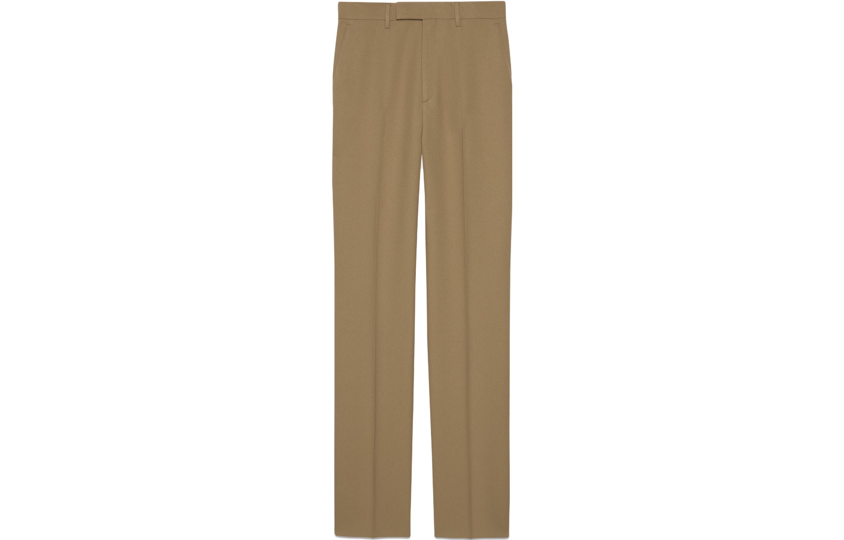 Order Pantalones Casual GUCCI Khaki Rectos de Tiro Medio y Corte Relajado. 761563-Z798C-2708