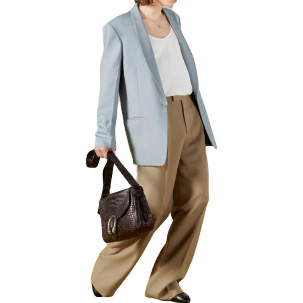 Purchase Pantalones Casual GUCCI Khaki Rectos de Tiro Medio y Corte Relajado. 761563-Z798C-2708