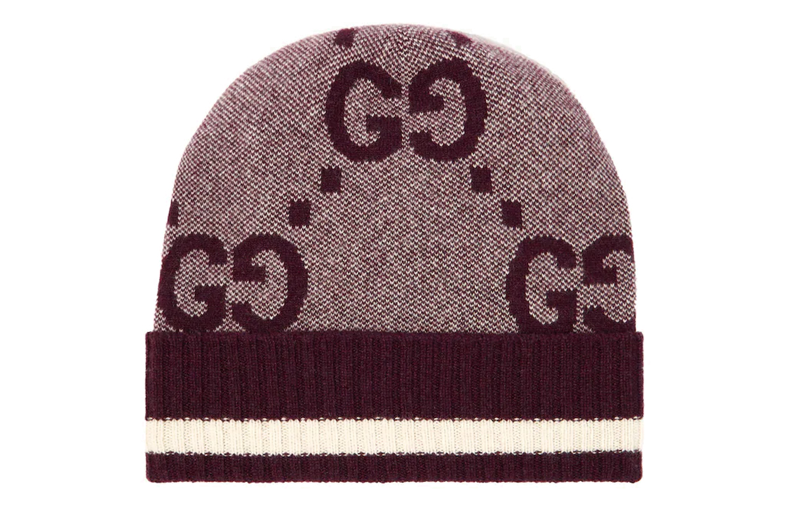 GUCCI  Knitted Cashmere Beanie Warm Winter Hat 676827-4GABX-6378