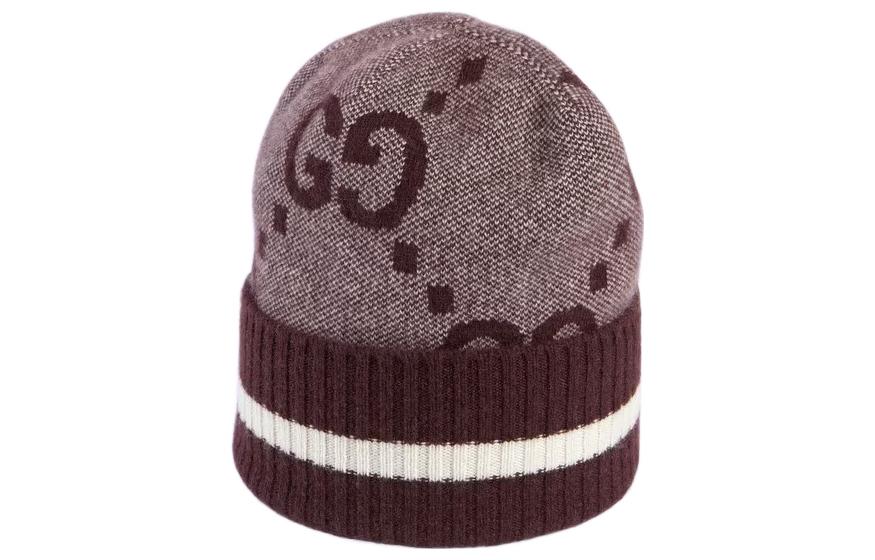 Lookbook 구찌 니트 캐시미어 비니 따뜻한 겨울 모자 676827-4GABX-6378