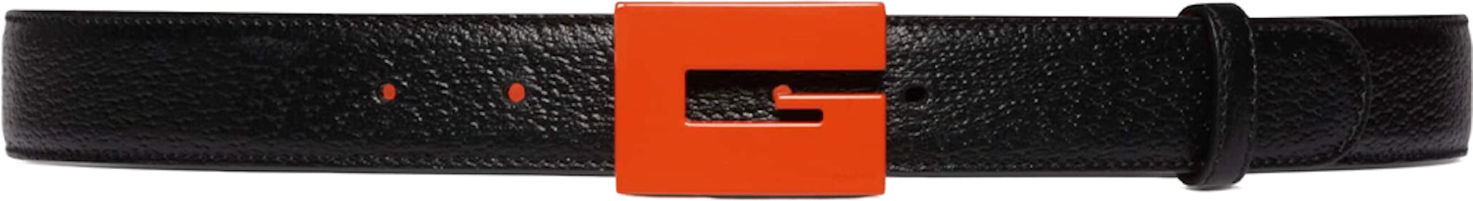 GUCCI Leather Belt with Bold G Buckle, 3cm Width. 709974-AABY9-1250 Buy GUCCI Leather Belt with Bold G Buckle, 3cm Width. 709974-AABY9-1250