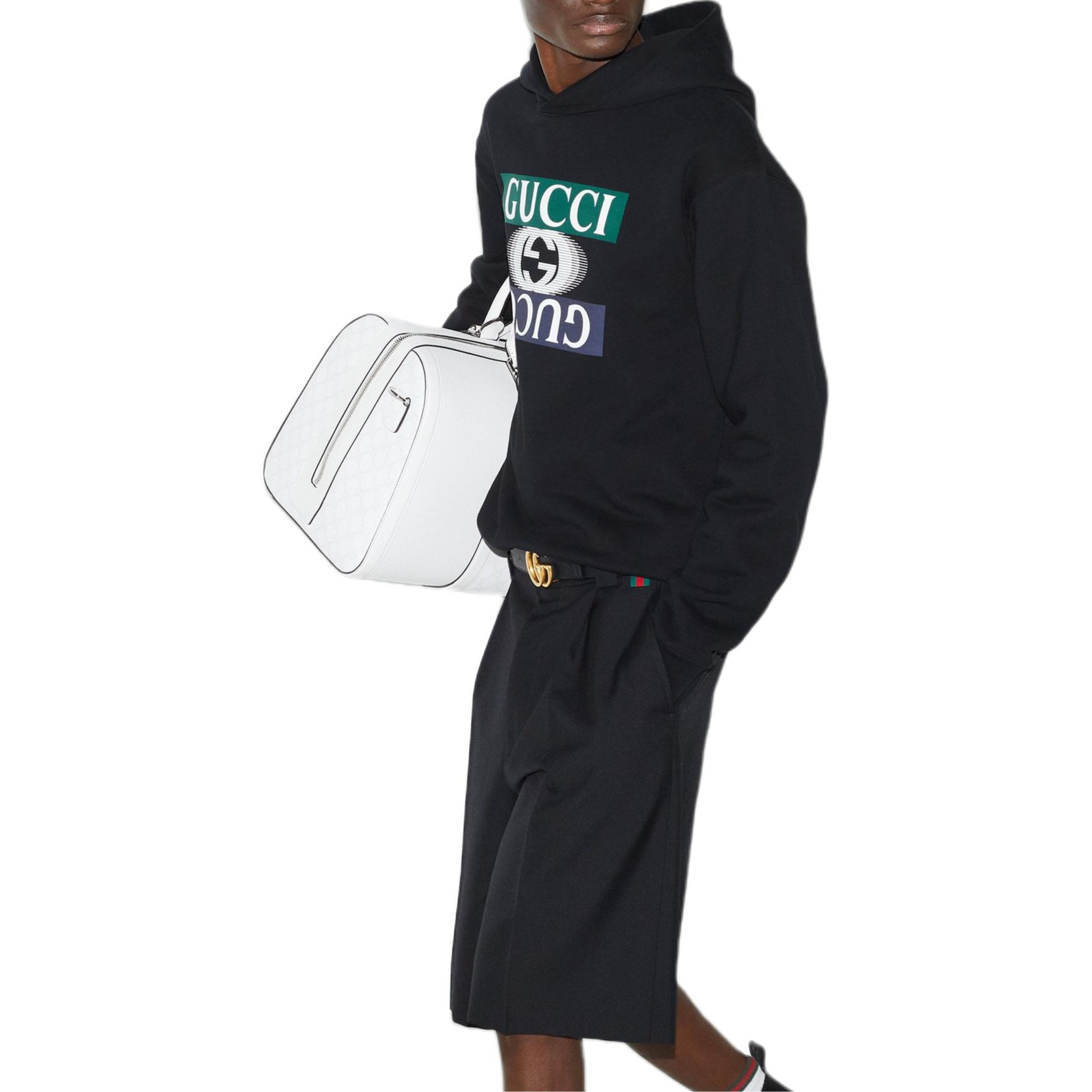 GUCCI  Logo Letter Hoodie Black. 795557-XJGQP-1152 圖 6