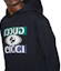 Sizing GUCCI Logo Letter Hoodie Hitam. 795557-XJGQP-1152
