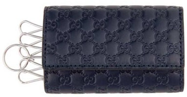 GUCCI Luxury Leather Keychain - Blue 150402-BMJ1N-4009 GUCCI Luxury Leather Keychain - Blue 150402-BMJ1N-4009