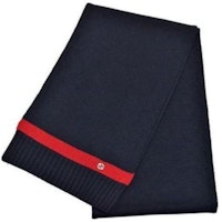GUCCI Monogram Striped Wool Knit Scarf. 544630-4G200-4074 GUCCI Monogram Striped Wool Knit Scarf. 544630-4G200-4074
