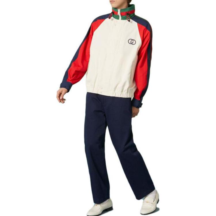 Lookbook GUCCI 多色高领Logo图案长袖夹克. 747369 ZANYS 9791