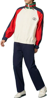 GUCCI 多色高领Logo图案长袖夹克. 747369 ZANYS 9791 Lookbook GUCCI 多色高领Logo图案长袖夹克. 747369 ZANYS 9791