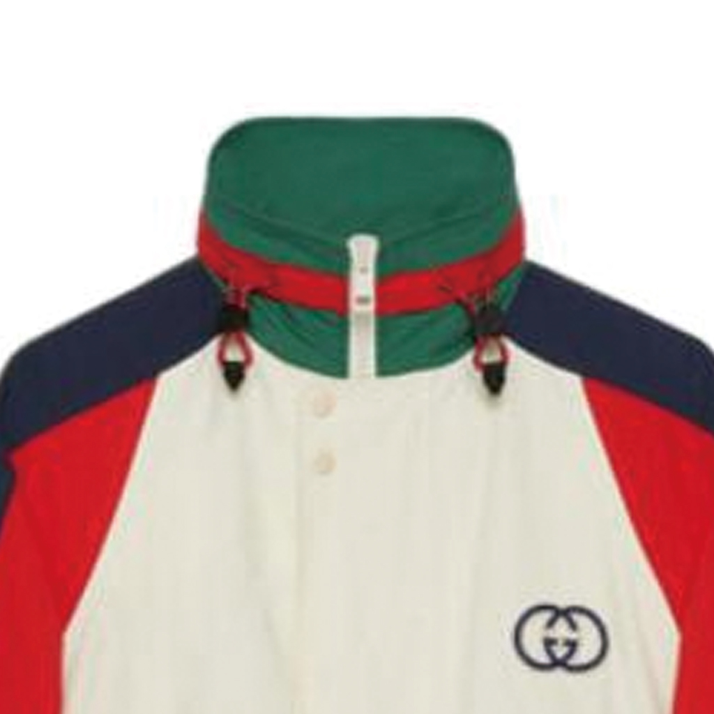 Purchase GUCCI 多色高领Logo图案长袖夹克. 747369 ZANYS 9791