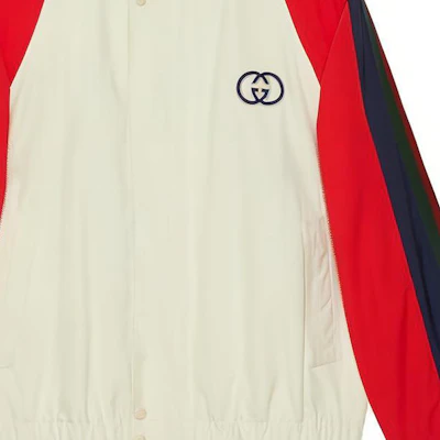 GUCCI 多色高领Logo图案长袖夹克. 747369 ZANYS 9791 2