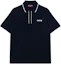Buy 古驰 海军蓝条纹Logo印花短袖 Polo衫 806250-XJG3G-4003