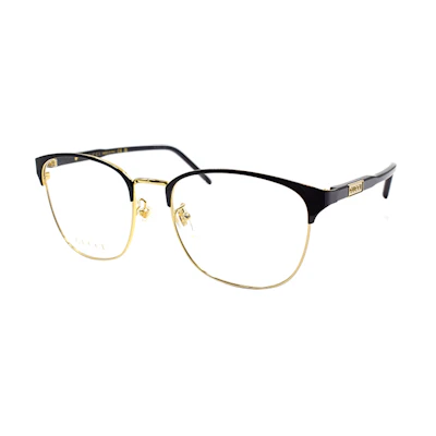 GUCCI Oval Alloy Optical Eyeglasses Business Edition. GG1231OA-001
