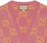 Details for GUCCI Pink Double GV Wool Knit Cardigan Sweater 674043-XKB3V-5874