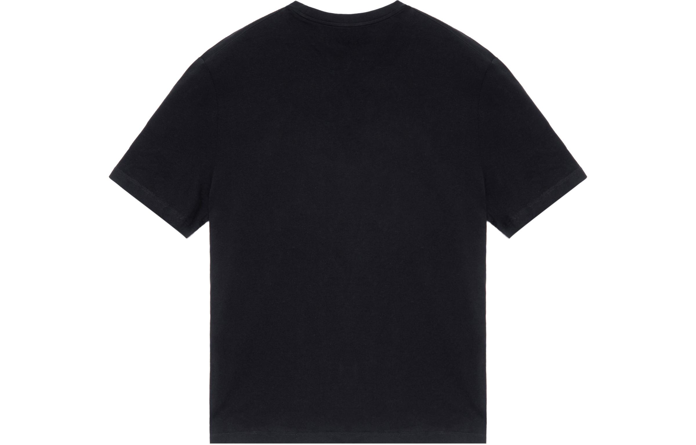 Lookbook GUCCI 純黑色短袖圓領T恤 616036XJFZA1000