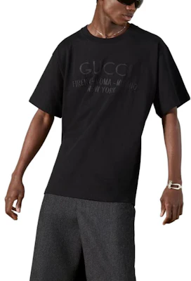 GUCCI 純黑色短袖圓領T恤 616036XJFZA1000 Details for GUCCI 純黑色短袖圓領T恤 616036XJFZA1000