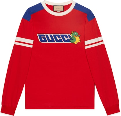 GUCCI Baju Sweatshirt Jalur Cetakan Naga Merah SS24 Tahun Baru Cina. 770917-XJGCI-6229 Buy GUCCI Baju Sweatshirt Jalur Cetakan Naga Merah SS24 Tahun Baru Cina. 770917-XJGCI-6229