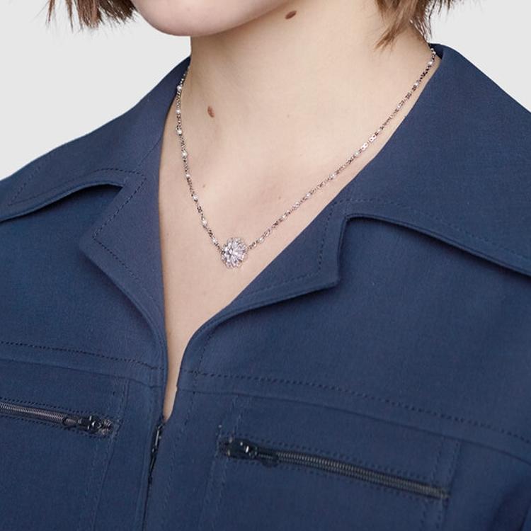 Purchase Collar GUCCI Plata con Colgante Cabeza de Tigre Plata de Ley 925. 656303-J8400-0701