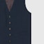 Details for GUCCI Solid Single-Breasted V-Neck Vest in Deep Blue. 751394-Z596D-4146