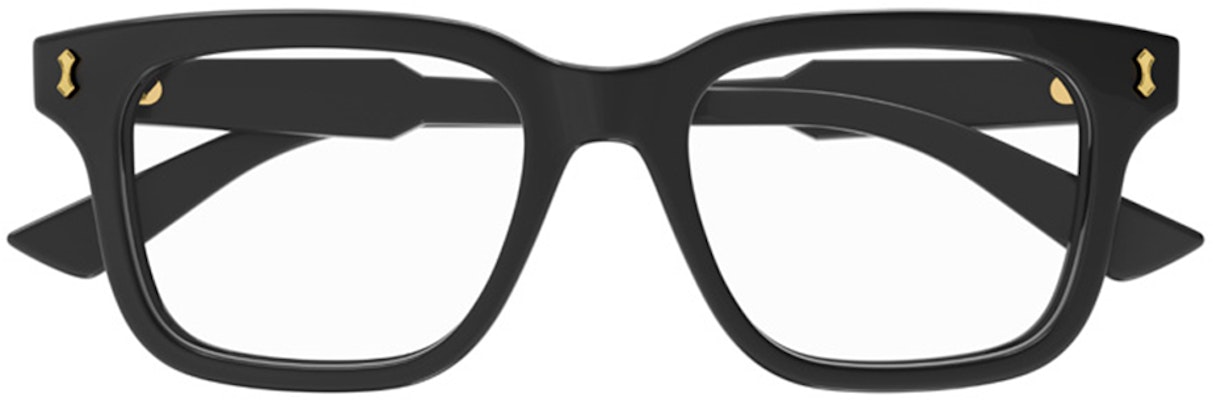 GUCCI 方形黑色框光學眼鏡附標誌及透明鏡片 GG1265O-001 Lookbook GUCCI 方形黑色框光學眼鏡附標誌及透明鏡片 GG1265O-001