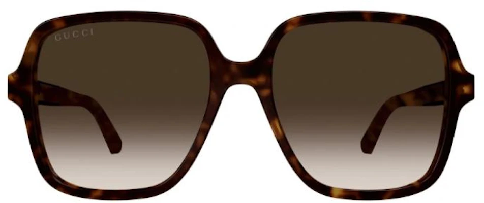 GUCCI 方形棕色太陽眼鏡帶標誌細節 GG1189SA003 Shop GUCCI 方形棕色太陽眼鏡帶標誌細節 GG1189SA003