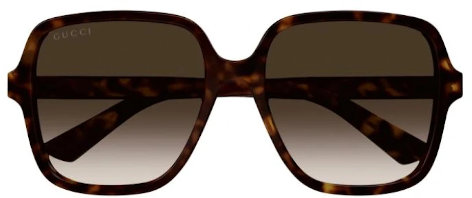 GUCCI 方形棕色太陽眼鏡帶標誌細節 GG1189SA003 Purchase GUCCI 方形棕色太陽眼鏡帶標誌細節 GG1189SA003