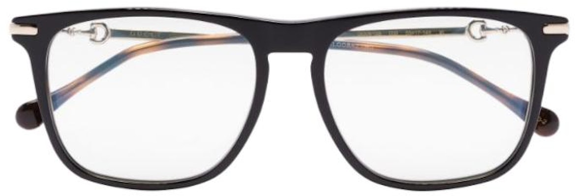 GUCCI Square Optical Glasses Black Acetate Metal Frame with Logo Detail. GG0915S005 Lookbook GUCCI Square Optical Glasses Black Acetate Metal Frame with Logo Detail. GG0915S005