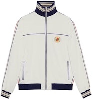 GUCCI Striped Stand Collar Zip-Up Jacket Black White 752285-XJFTI-9782 GUCCI Striped Stand Collar Zip-Up Jacket Black White 752285-XJFTI-9782