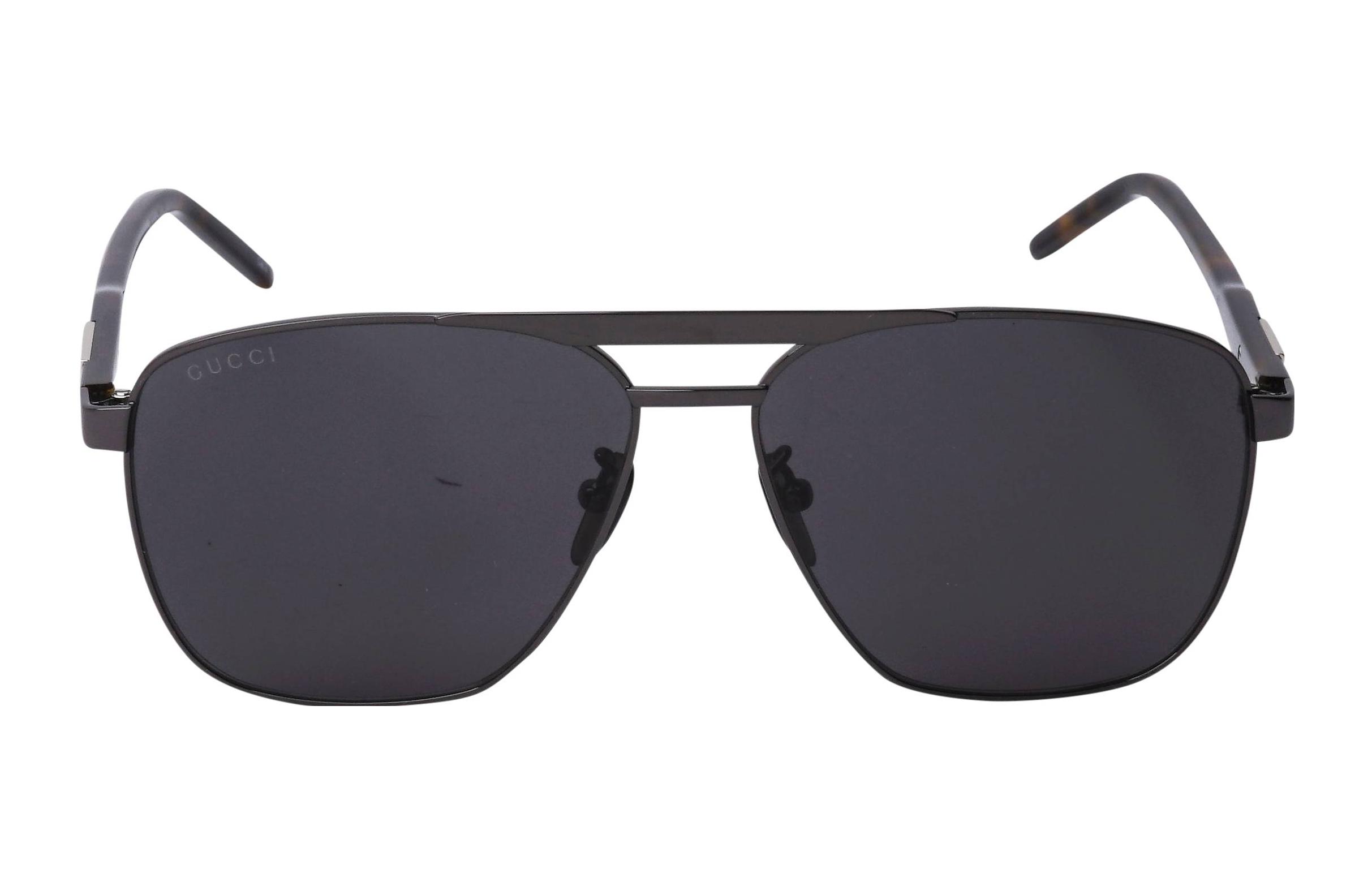 Lookbook GUCCI Cermin Mata Aviator Bergaya & Selesa dengan Bingkai Logam dan Asetat GG1164S-001