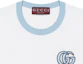 Details for GUCCI 白色圓領字母印花標準版型T恤 818787-XJG5A-9241