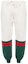 Buy GUCCI White Mid-Waist Contrast Stripe Knit Jogger Pants. 625403-XJCSU-9146