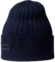 Order GUCCI 羊毛暗藍色Logo針織毛帽 8113444G2004000