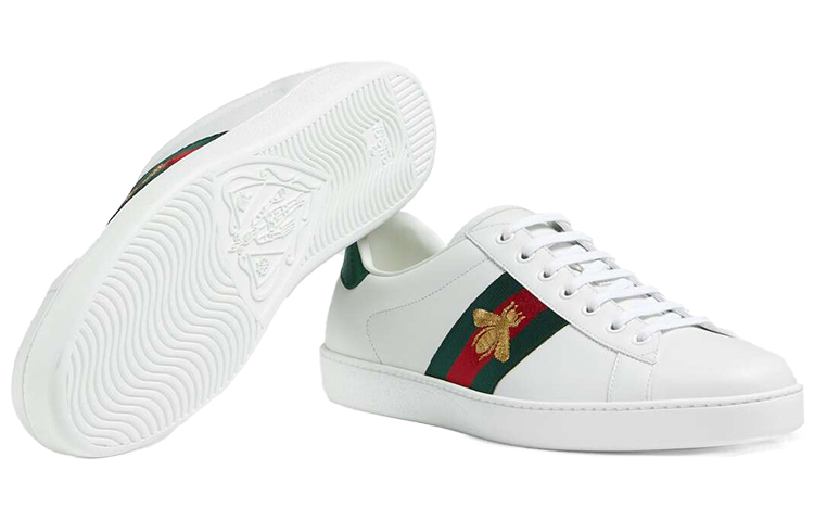 Purchase 구찌 에이스 꿀벌 자수 스니커즈 429446-02JP0-9064（YC）