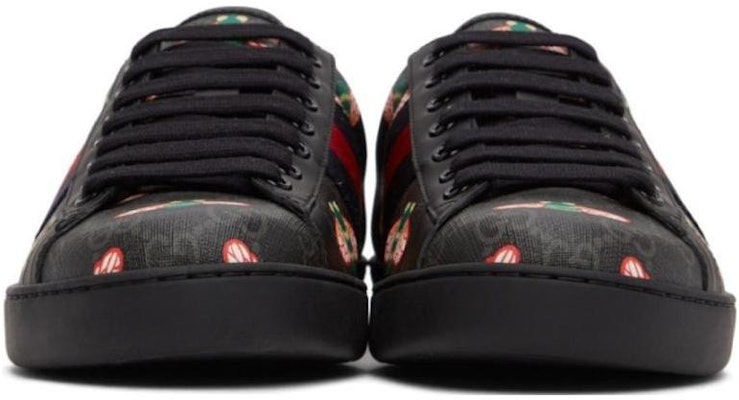 古驰 Ace '蜜蜂图案' 429445-UIE10-1095 Shop 古驰 Ace '蜜蜂图案' 429445-UIE10-1095