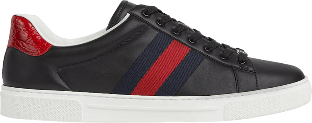 Gucci Ace Black Blue Red 757892 AACAG 1096 757892 AACAG 1096