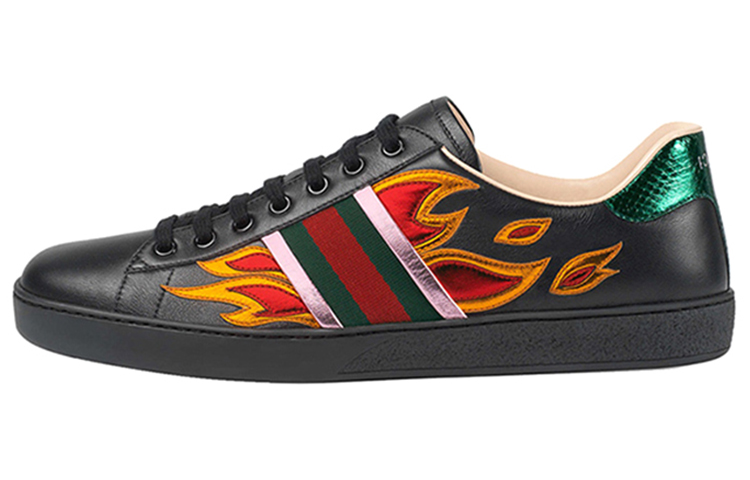 Buy 구찌 에이스 '블랙 플레임' 440724-A38Q0-1065