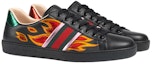 Order Gucci Ace 'Flames Hitam' 440724-A38Q0-1065