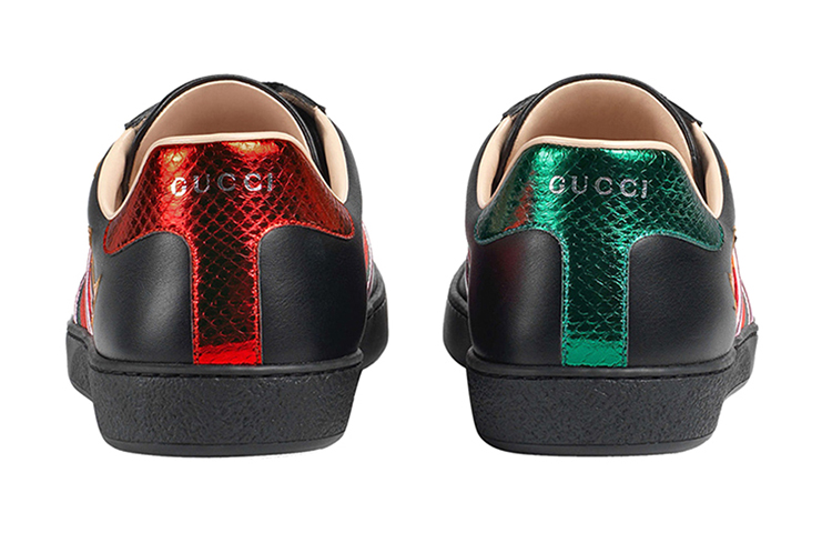 Shop 구찌 에이스 '블랙 플레임' 440724-A38Q0-1065