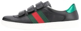 Buy Gucci New Ace Cowhide Skateboarding Shoes Black 548699-DOPE0-1061