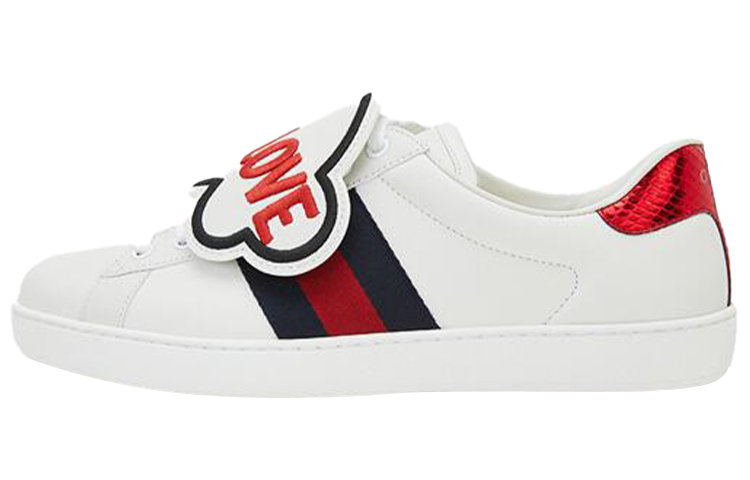 Buy GUCCI古馳 ACE 愛情盲目 休閒 時尚板鞋 男款 白